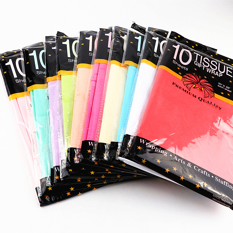 Pattern Tissue Paper - 10장/가방 티슈 페이퍼 꽃 50*66cm 선물