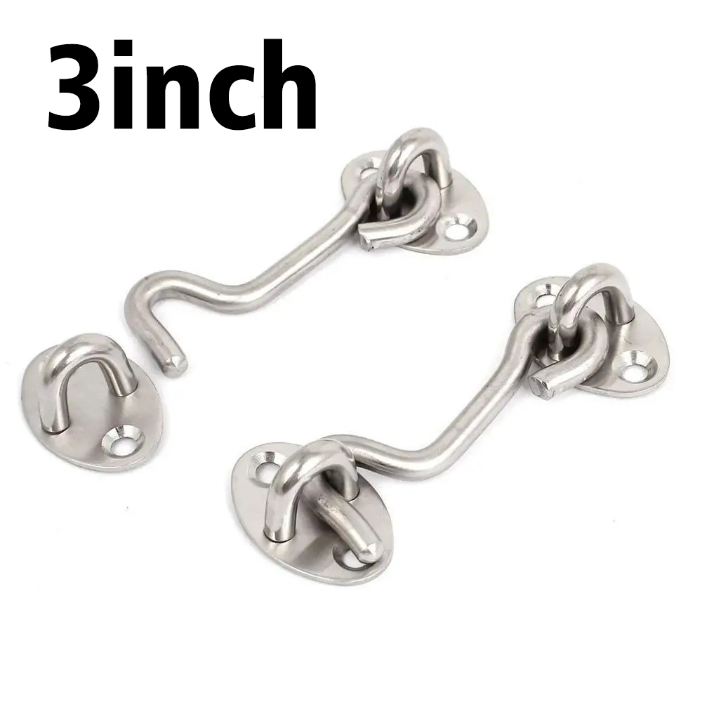 Hook Eye Fastener - 2개입 구형 창문 지지대 방풍 후크
