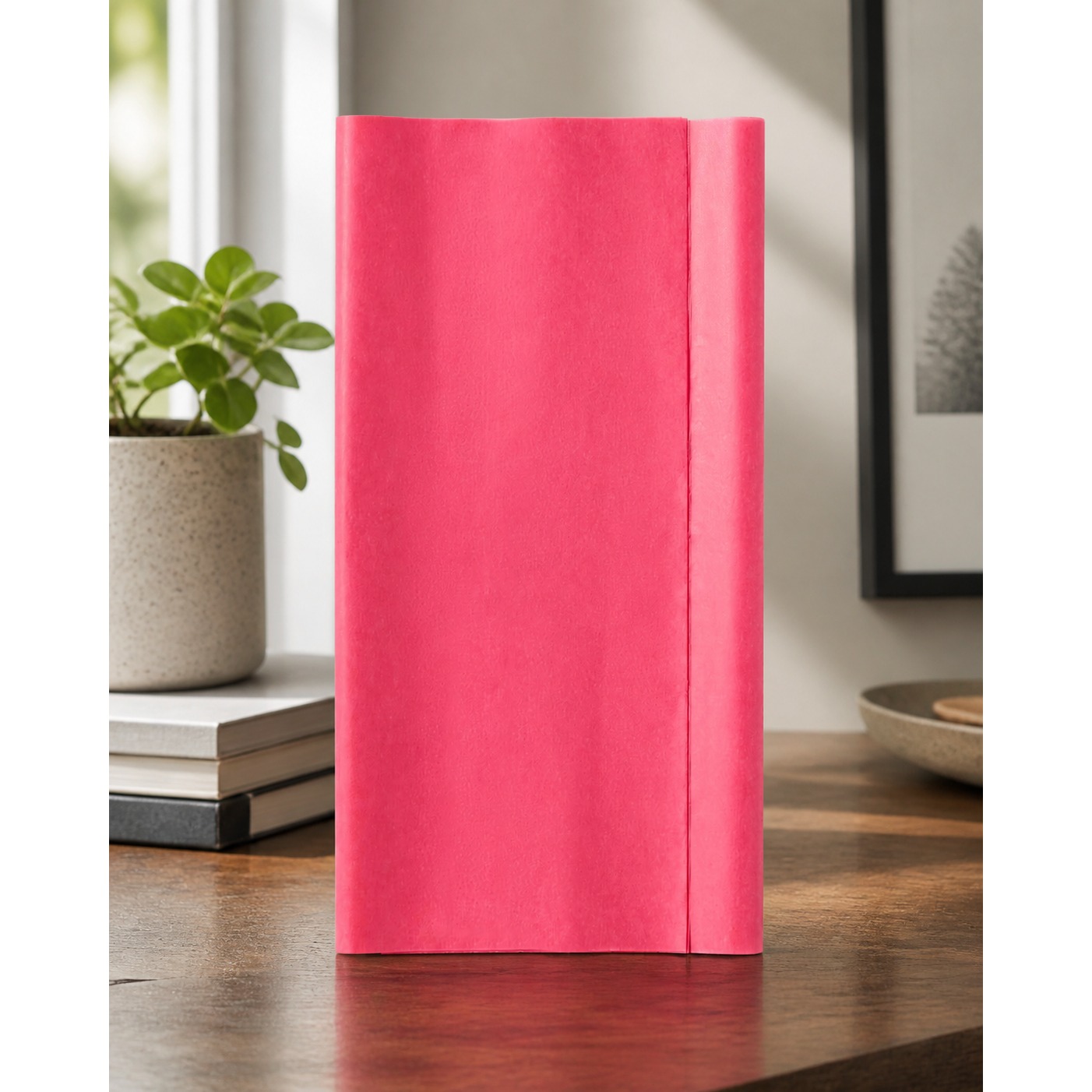 Pattern Tissue Paper - 16ct 핫핑크 티슈 페이퍼 시트 -
