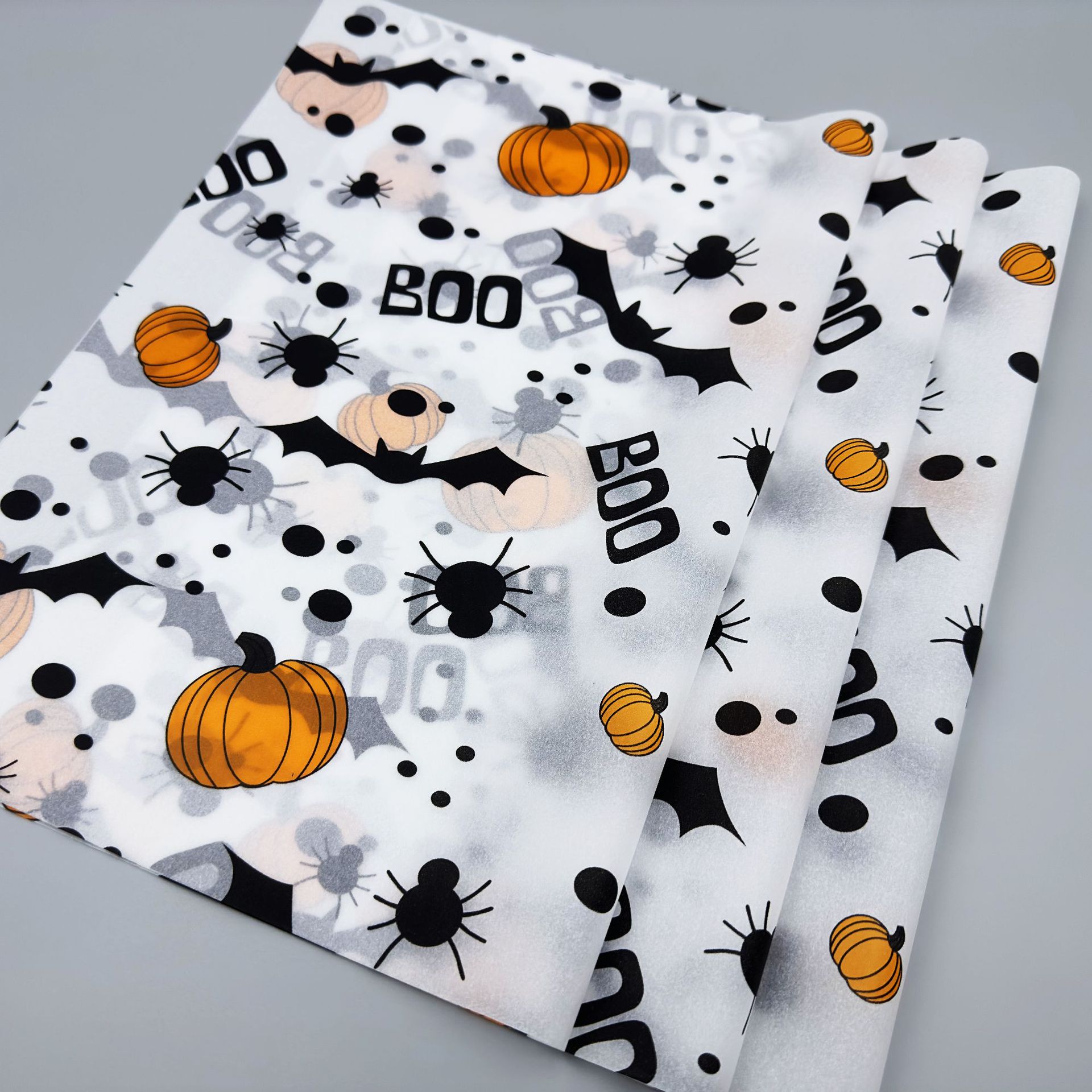 Pattern Tissue Paper - 30장 할로윈 티슈 페이퍼 부 호박