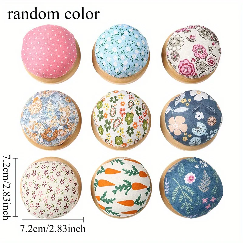 봉제, 자수 및 수공예용 매력적인 나무 베이스 핀 쿠션 - Sewing Pin Cushion 리뷰 및 가격