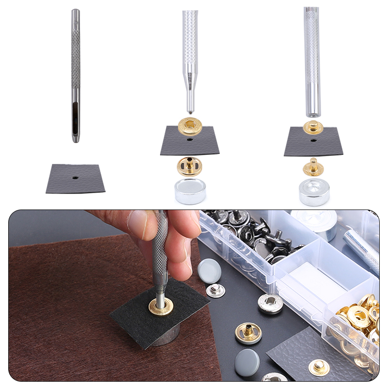 가죽 스냅 버튼 패스너 금속 스냅 프레스 스터드 재봉  - Button Hole Cutter 리뷰 및 가격