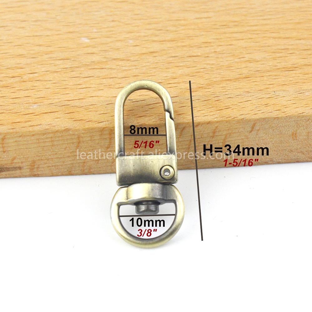 1 조각 금속 Carabiner 회전 눈 스냅 훅 트리 - Hook Eye Fastener 리뷰 및 가격