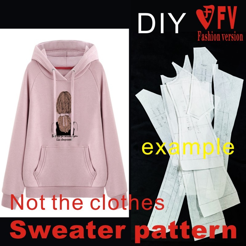 DIY 수제 여성 라글란 슬리브 후드 재킷 스포츠 패턴 - Textile Sewing Patterns 리뷰 및 가격