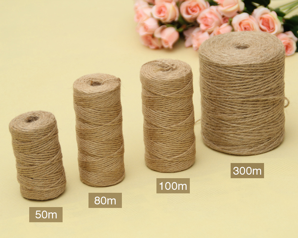 50/80/100 미터 자연 빈티지 황마 로프 코드 문 - Is Sewing A Textile Craft 리뷰 및 가격