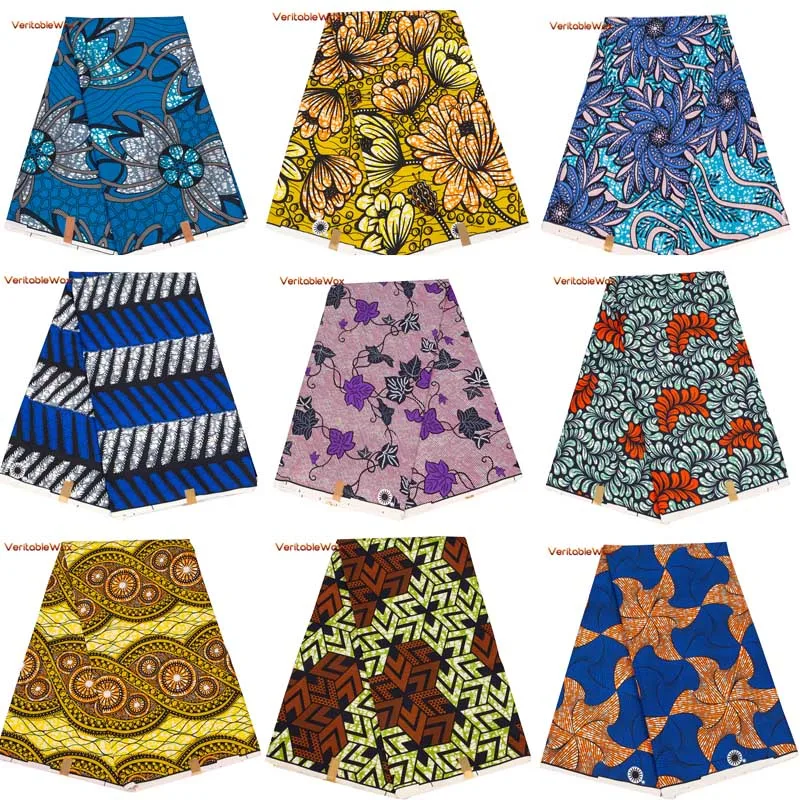 앙카라 아프리카 인쇄 패치 워크 섬유 직물 100% 폴 - Is Sewing A Textile Craft 리뷰 및 가격