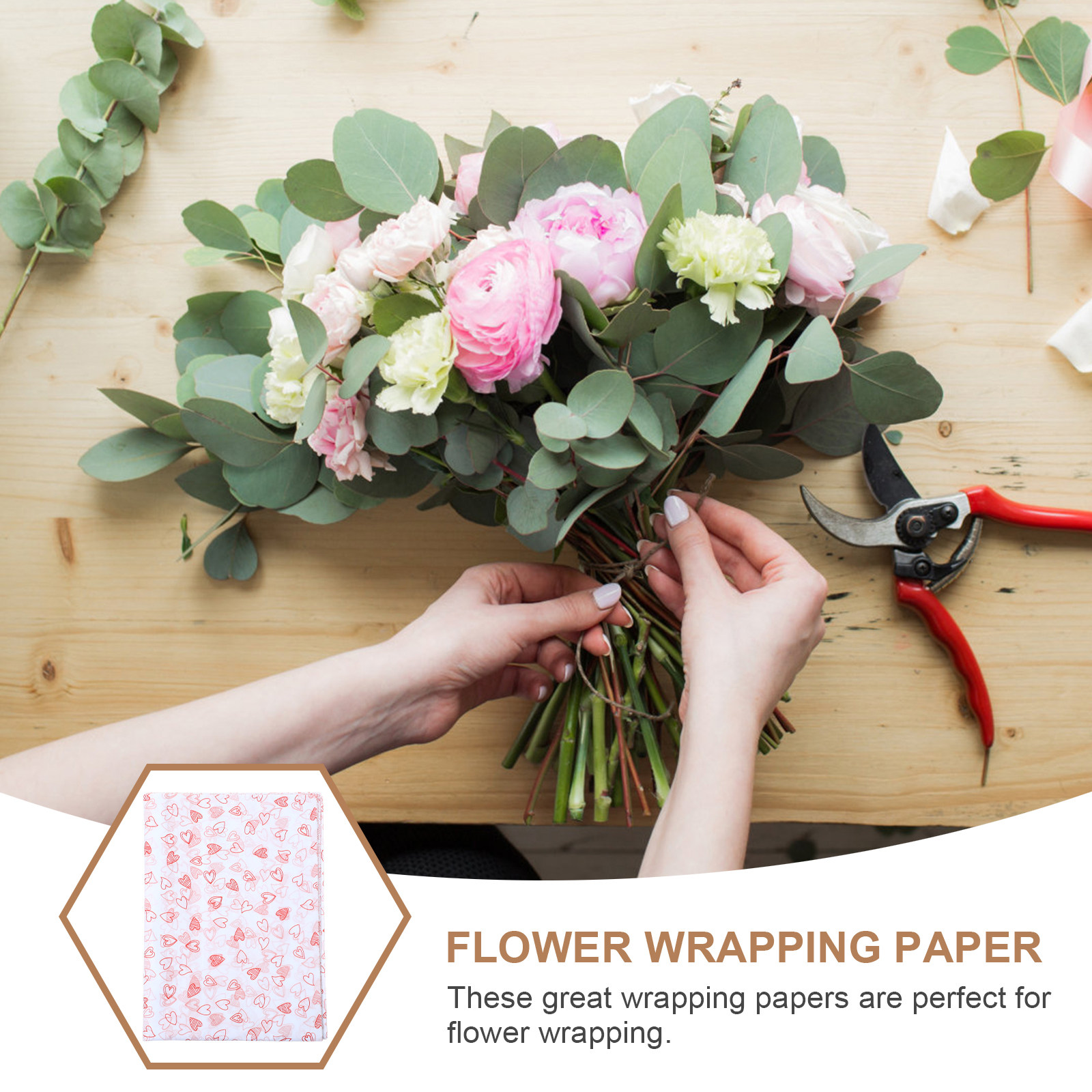 28매 하트 패턴 꽃무늬 포장지 초박형 선물 포장지 부 - Pattern Tissue Paper 리뷰 및 가격